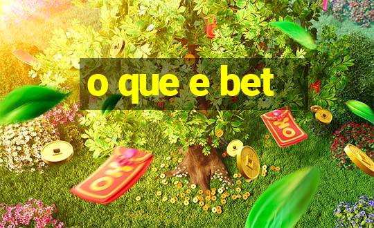 o que e bet