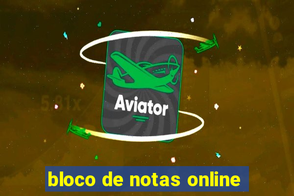 bloco de notas online