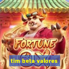 tim beta valores