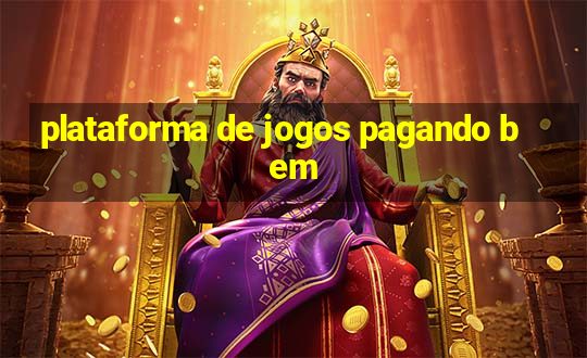 plataforma de jogos pagando bem