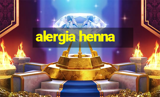 alergia henna