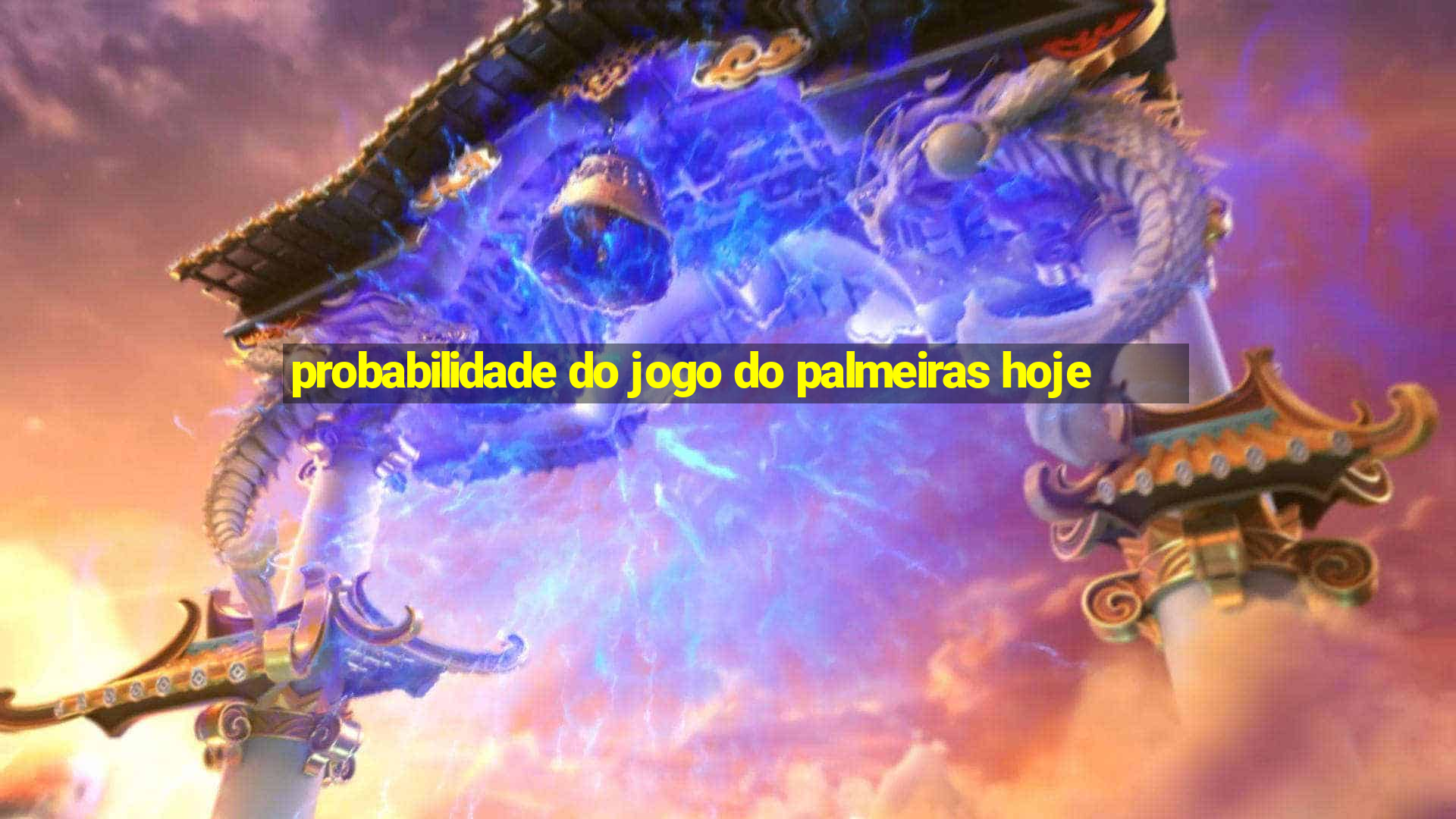 probabilidade do jogo do palmeiras hoje