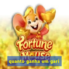 quanto ganha um gari