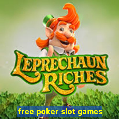 free poker slot games