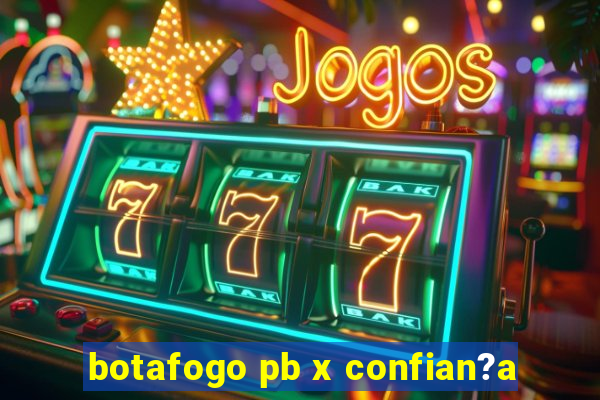 botafogo pb x confian?a