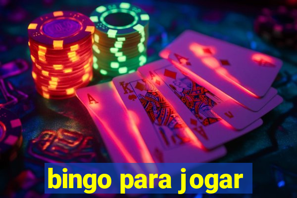 bingo para jogar