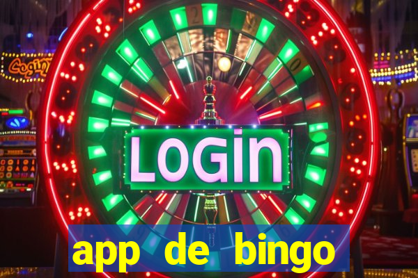 app de bingo valendo dinheiro