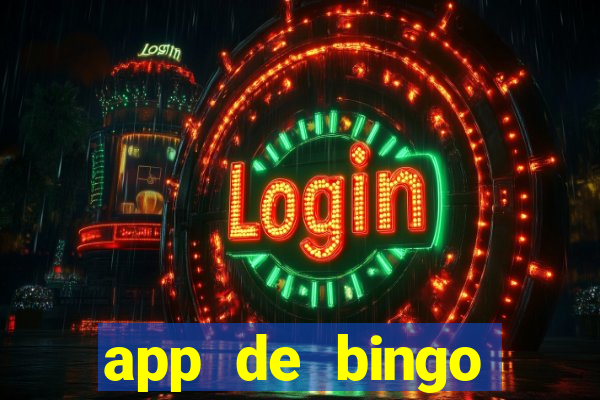 app de bingo valendo dinheiro