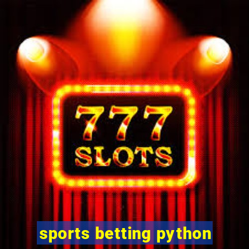 sports betting python