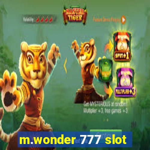 m.wonder 777 slot