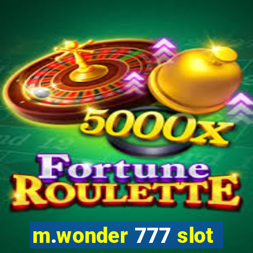 m.wonder 777 slot