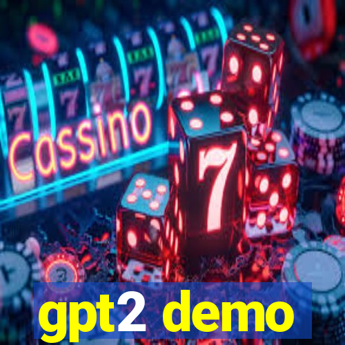 gpt2 demo