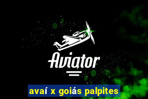 avaí x goiás palpites