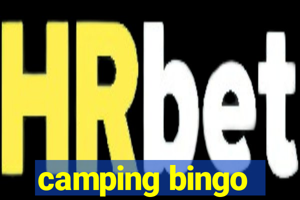 camping bingo