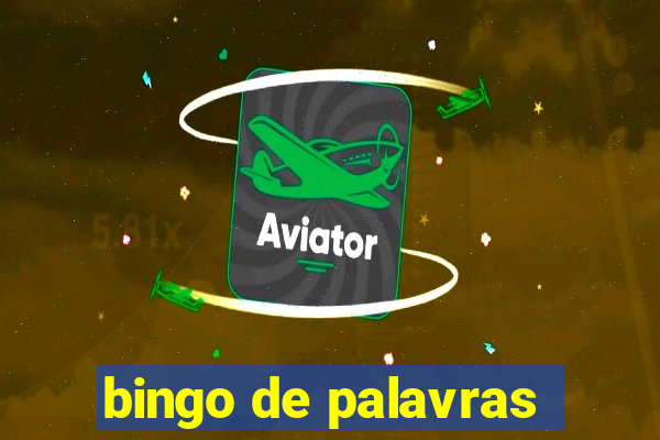 bingo de palavras