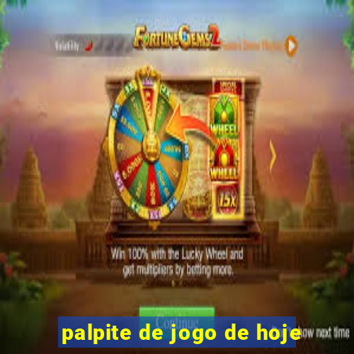 palpite de jogo de hoje