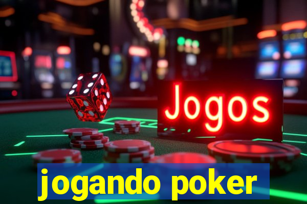 jogando poker