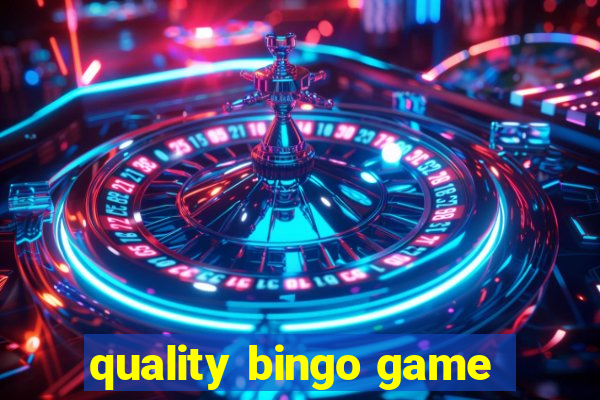 quality bingo game