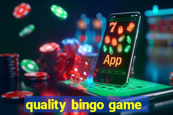 quality bingo game