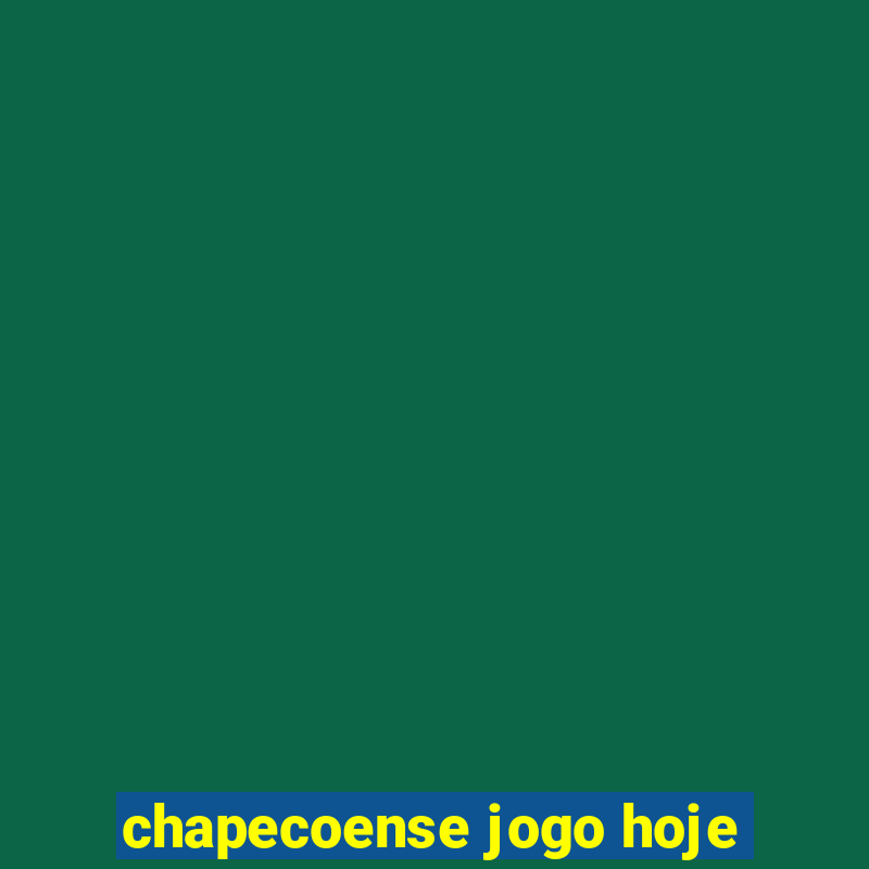 chapecoense jogo hoje