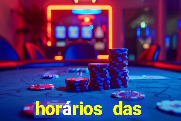 horários das plataformas de jogos