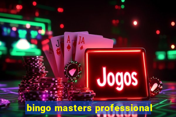 bingo masters professional