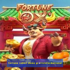 fortune rabbit demo grátisInformational