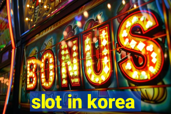 slot in korea