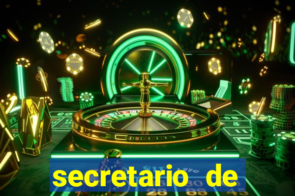 secretario de esporte salario