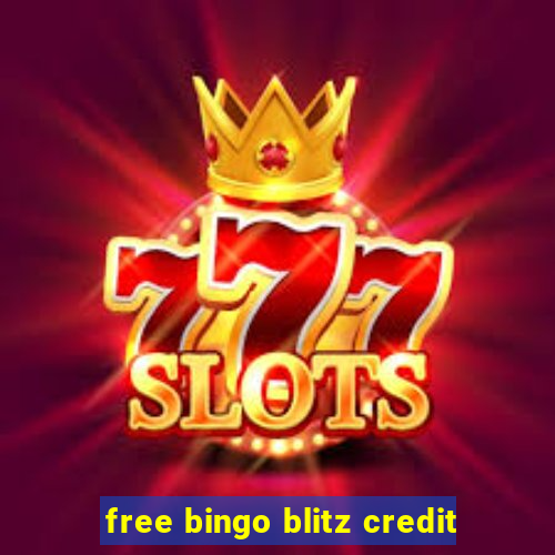 free bingo blitz credit