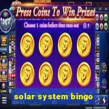 solar system bingo