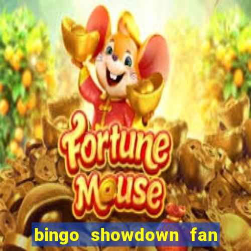 bingo showdown fan page freebies