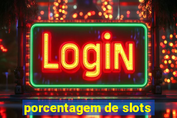 porcentagem de slots