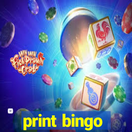 print bingo