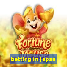 betting in japan