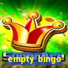 empty bingo