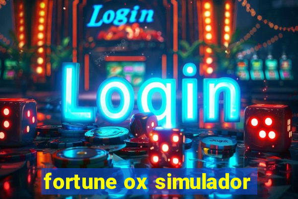 fortune ox simulador