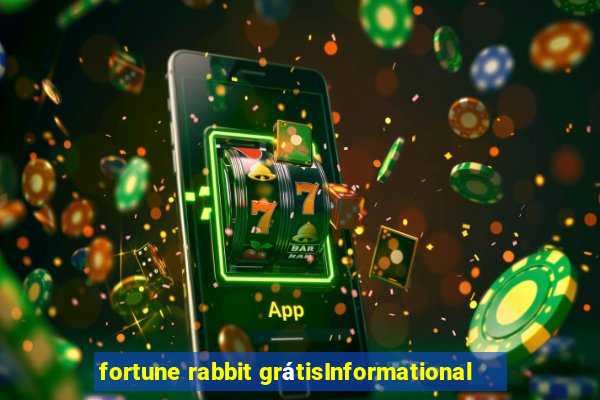 fortune rabbit grátisInformational