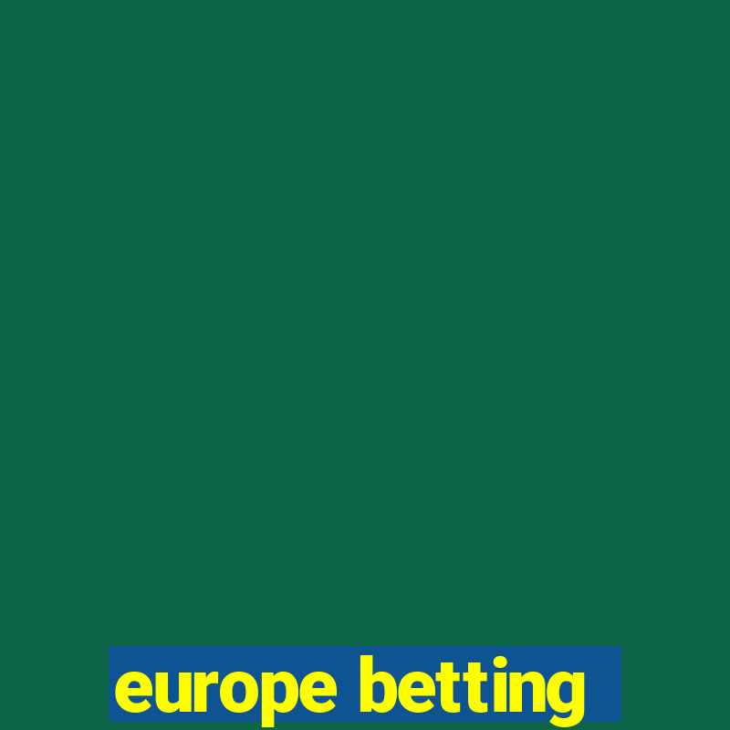 europe betting