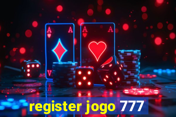 register jogo 777