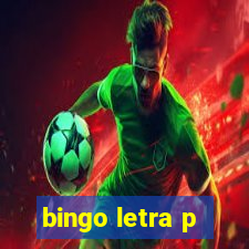 bingo letra p