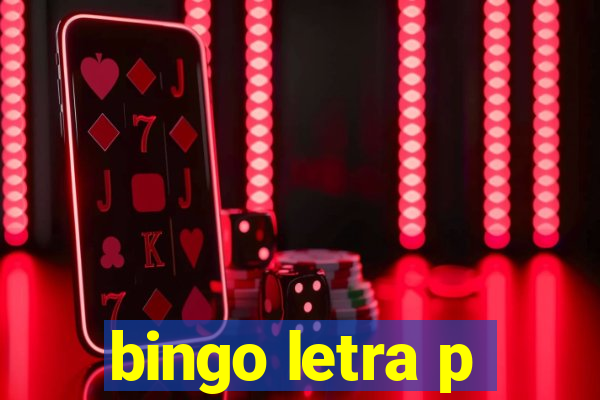 bingo letra p