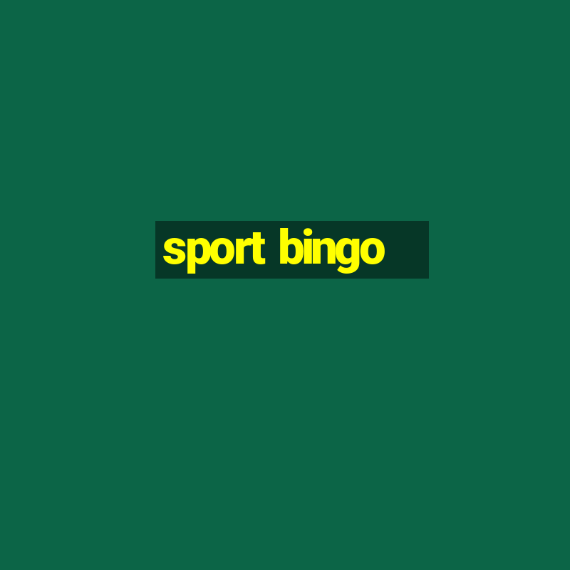 sport bingo