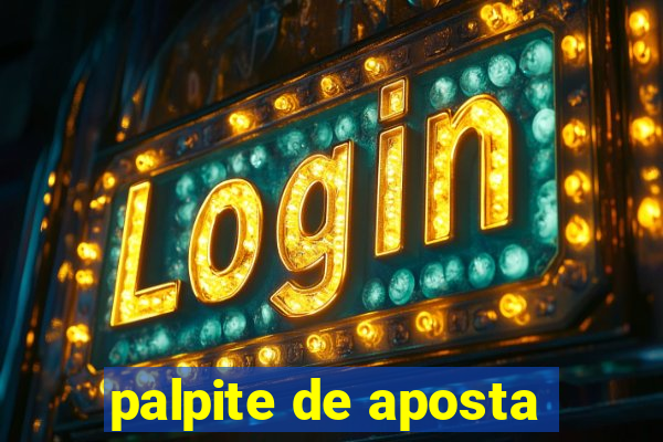 palpite de aposta