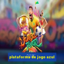 plataforma de jogo azul