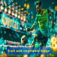 fruit and vegetable bingo