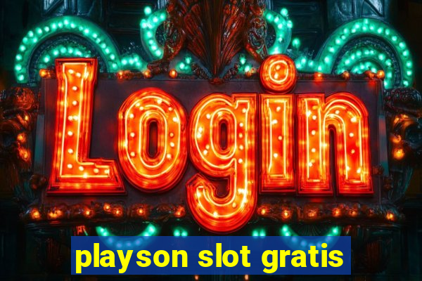 playson slot gratis