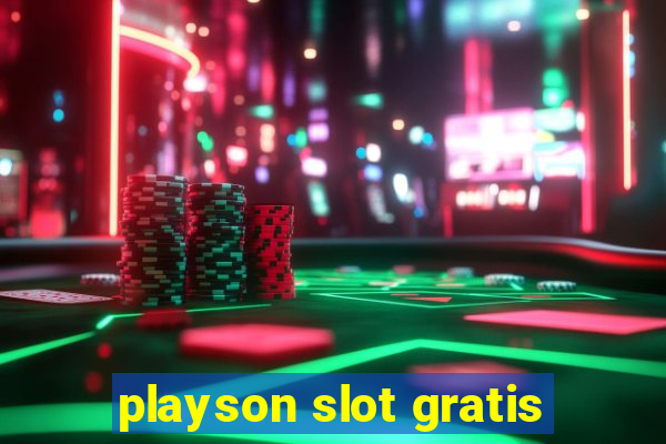 playson slot gratis