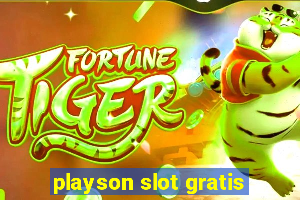 playson slot gratis