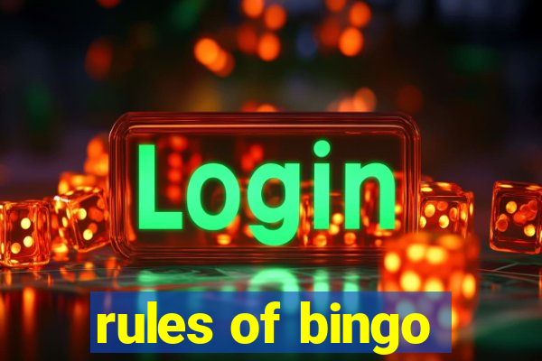 rules of bingo